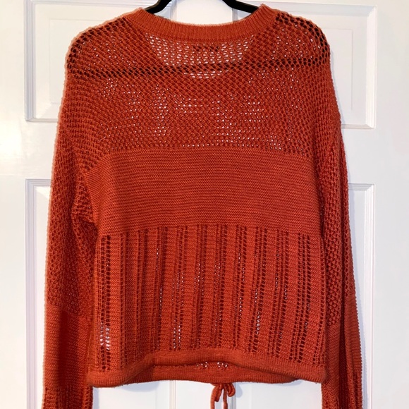 American Eagle Orange Sweater - Picture 2 of 3